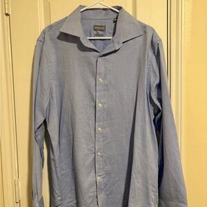 Michael Kors Men's Light Blue Dress Shirt
